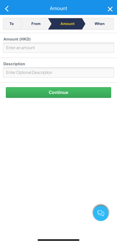Input desired top-up amount