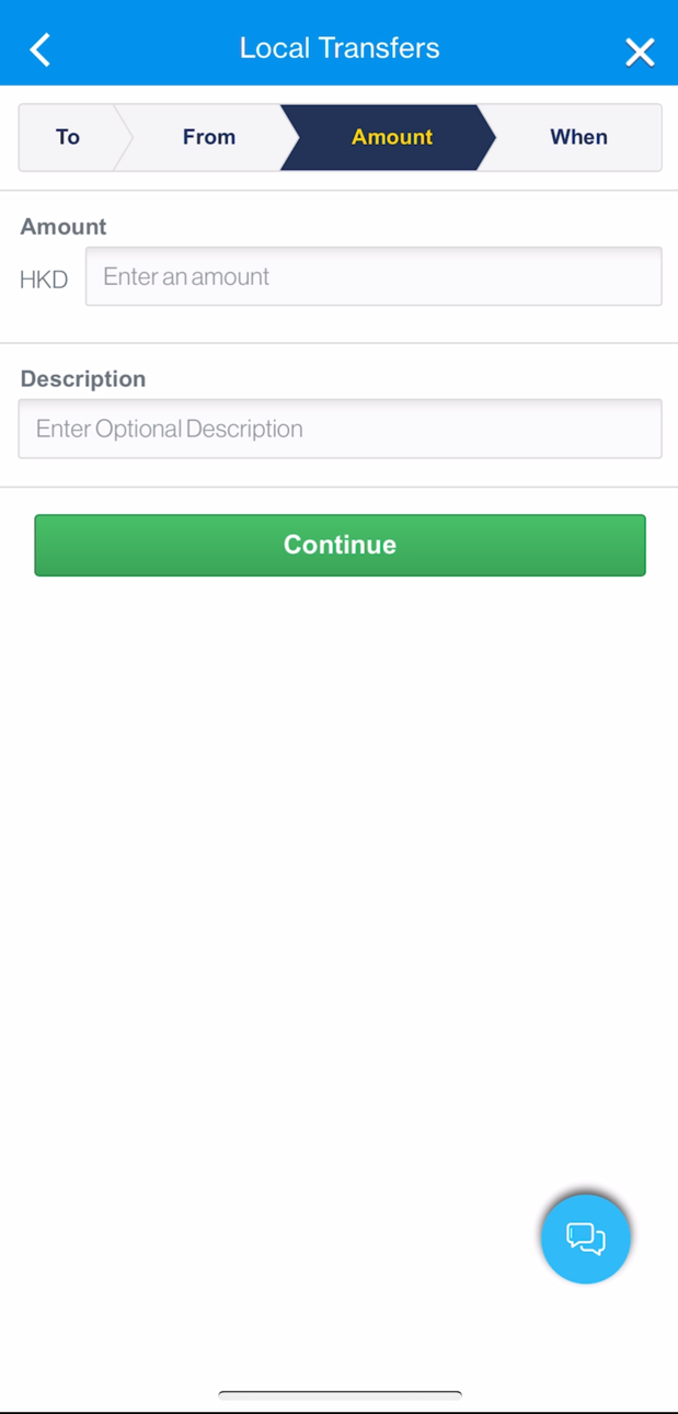 Transfer from current or savings account via SC Mobile App step 5