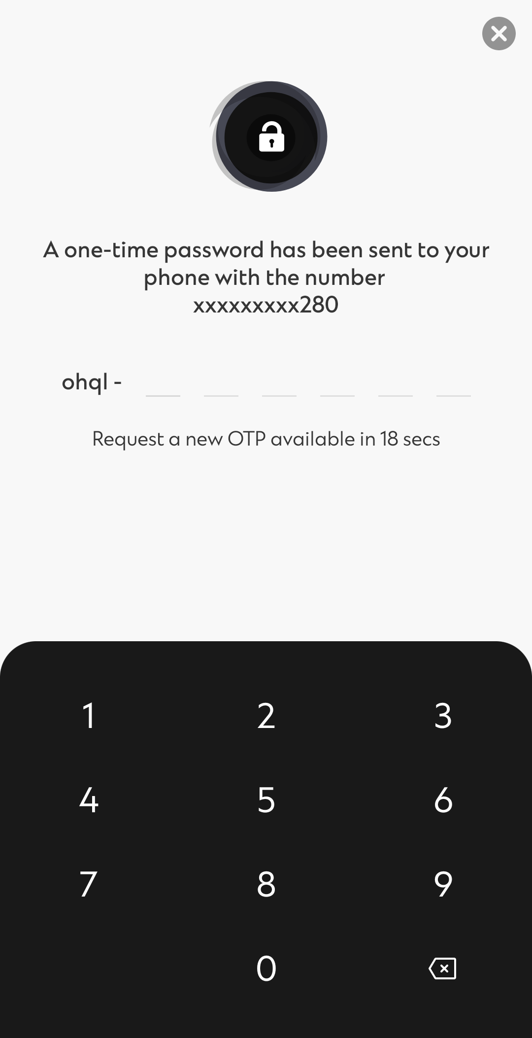 Biometric Activation Activation Step 3