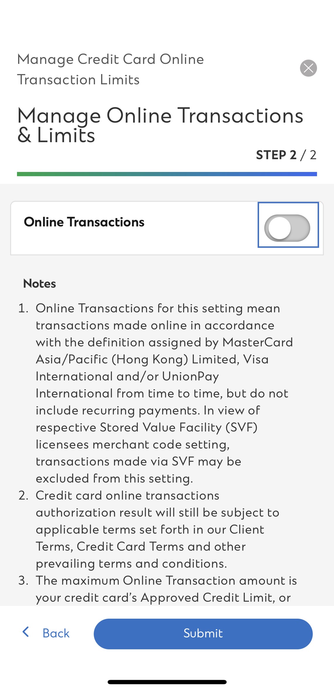 SC Mobile App Transfer Out Credit Balance Step  4.5